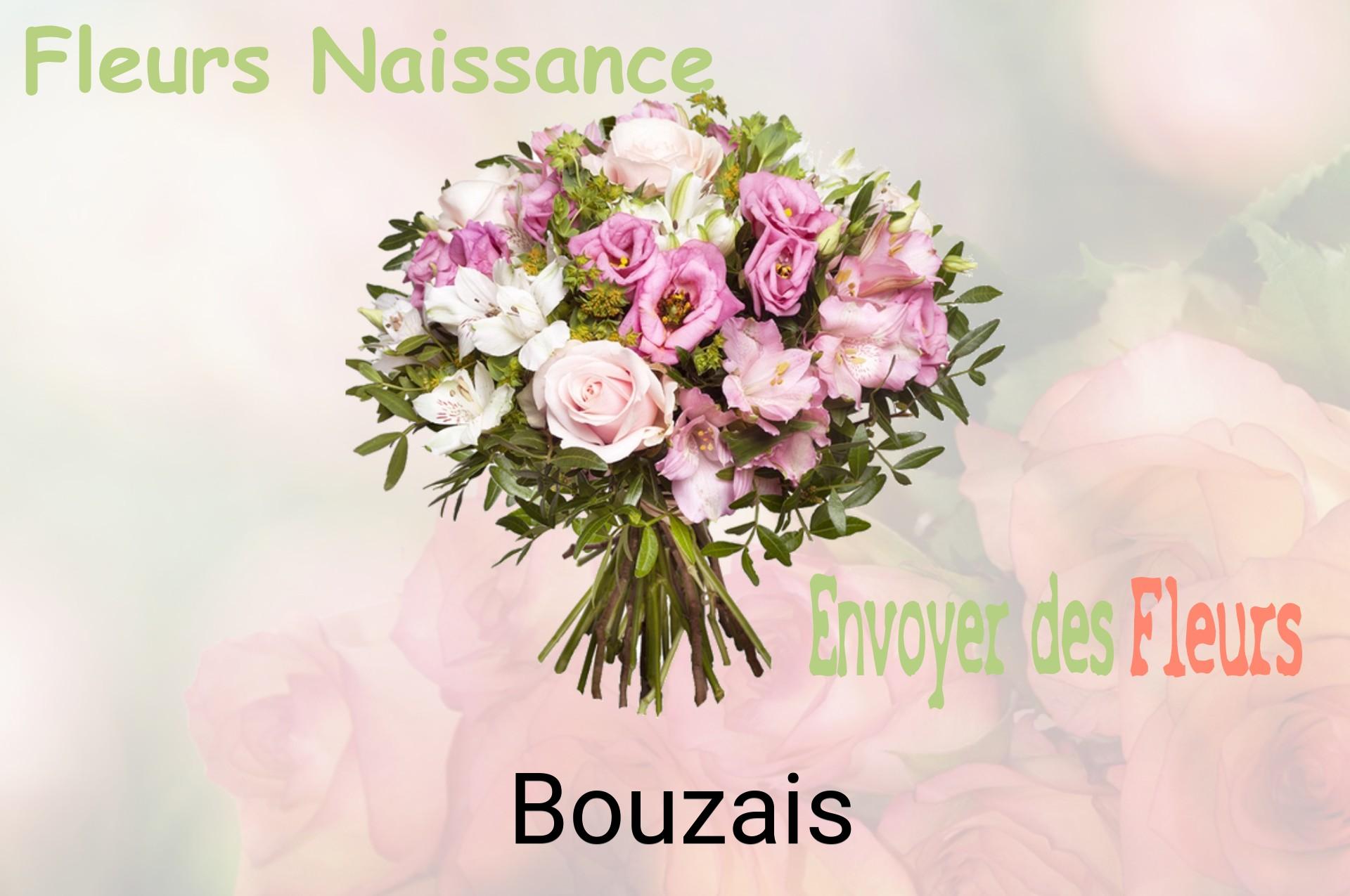 Bouquet de fleurs de naissance livré à Bouzais